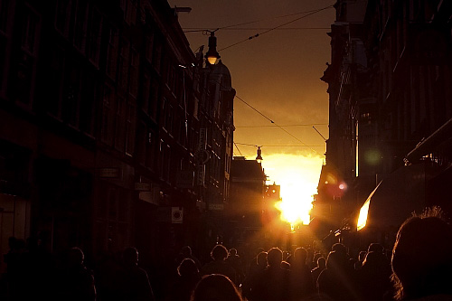 zonsondergang leidsestraat