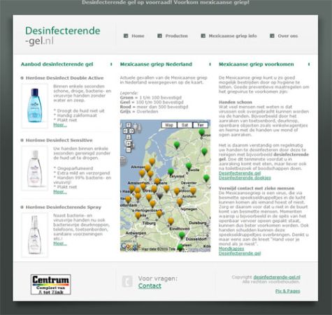 Desinfecterende gel