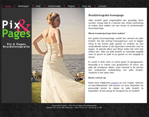 Pix & Pages Bruidsfotografie
